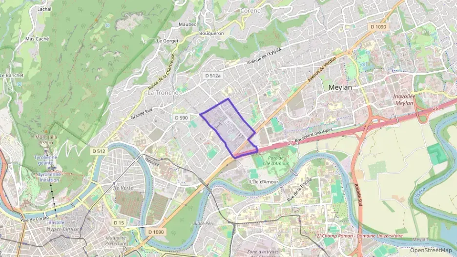 Appartement 96 m² trois pièces à vendre à Meylan