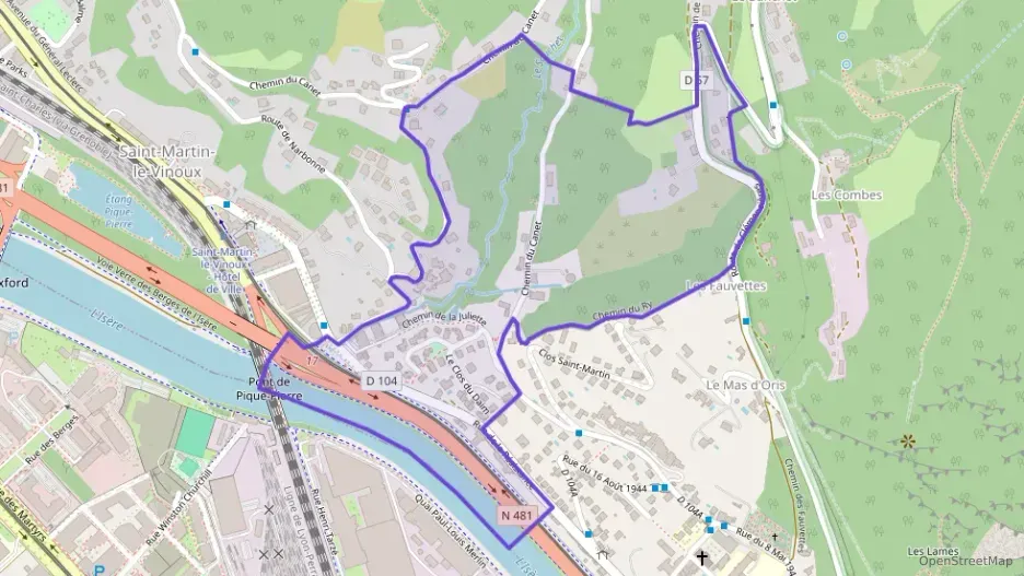 Appartement 67 m² trois pièces à vendre à Saint-Martin-le-Vinoux