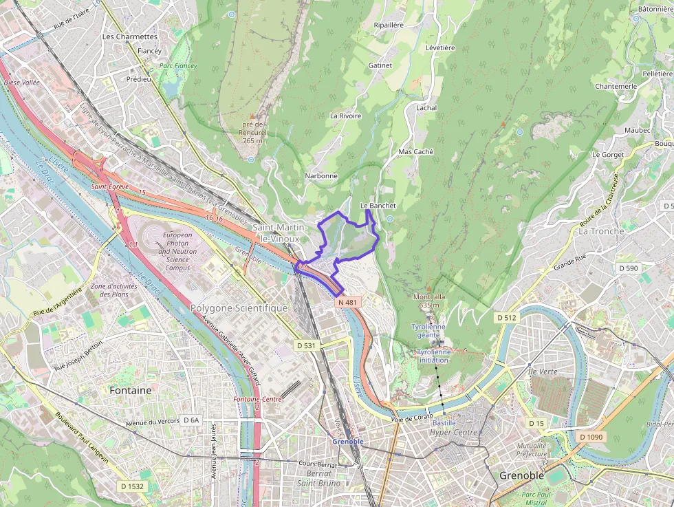 Appartement 67 m² trois pièces à vendre à Saint-Martin-le-Vinoux