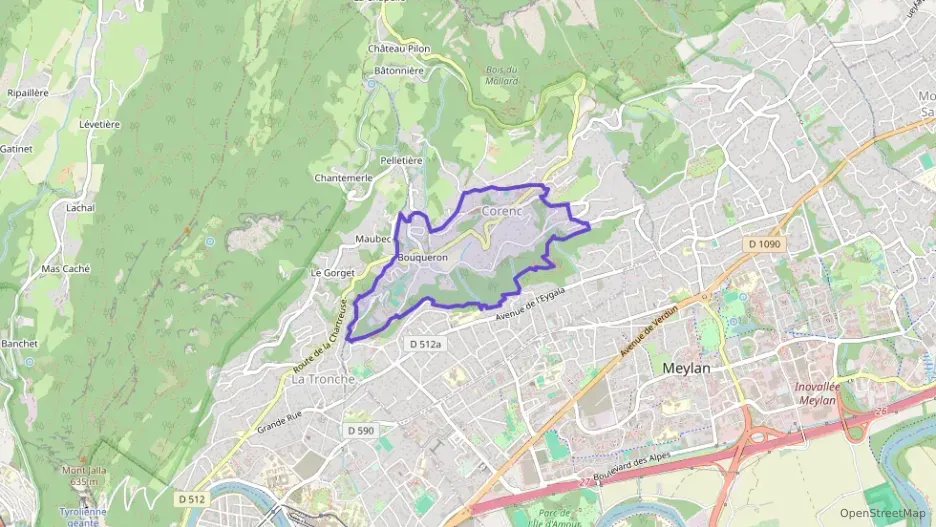 Appartement 49 m² deux pieces à vendre à Corenc