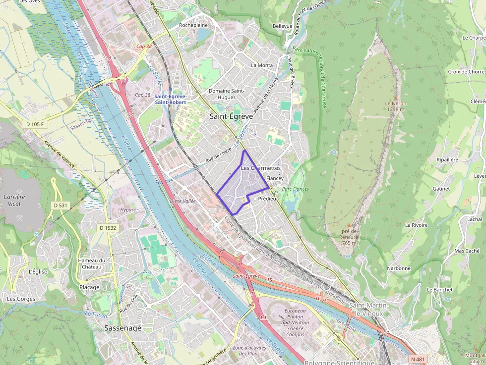 Appartement 68 m² quatre pièces à vendre à Saint-Égrève