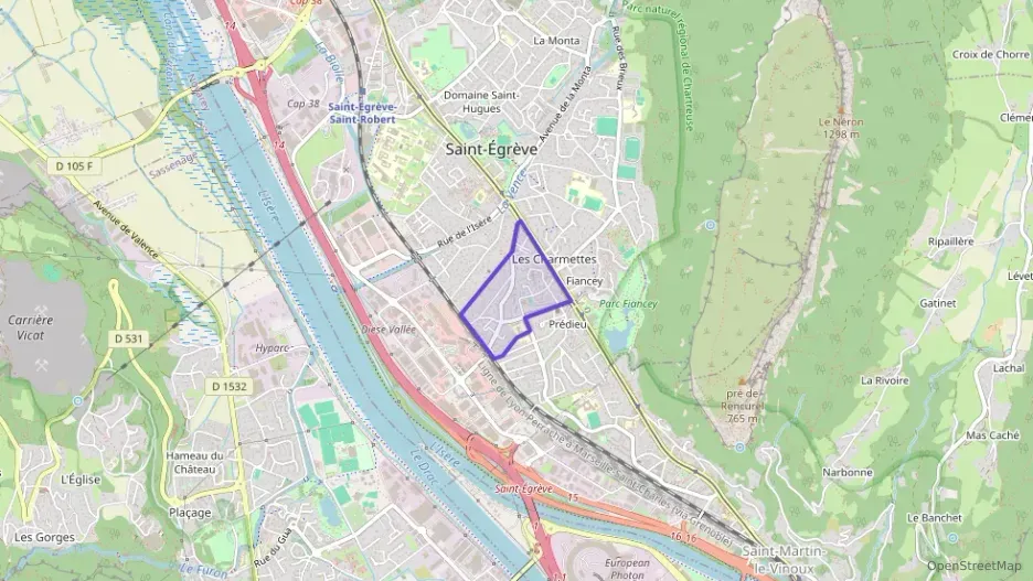 Appartement 52 m² trois pièces à vendre à Saint-Égrève