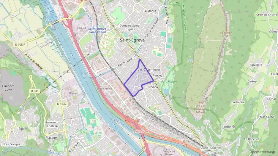 Appartement 85 m² quatre pièces à vendre à Saint-Égrève