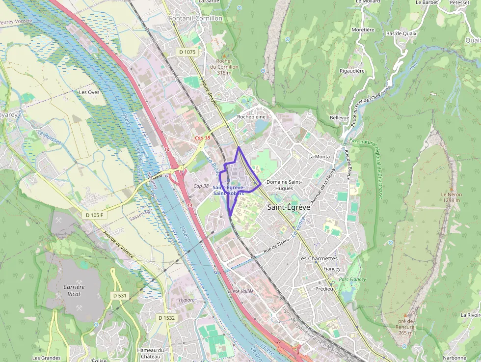 Appartement 36 m² deux pieces à vendre à Saint-Égrève