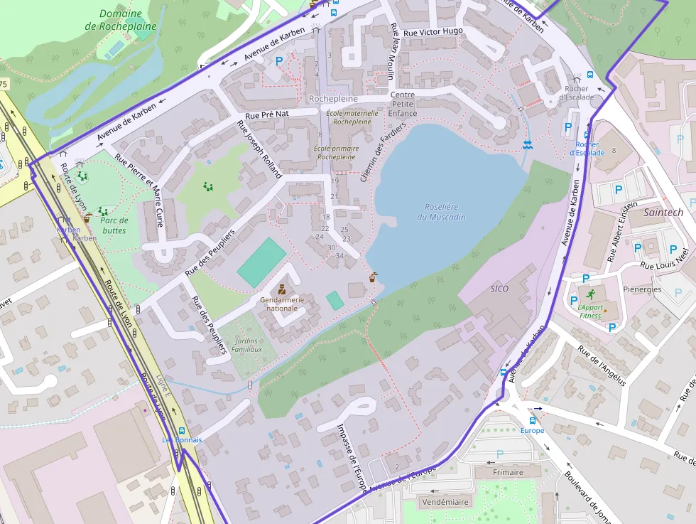 Appartement 55 m² deux pieces à vendre à Saint-Égrève