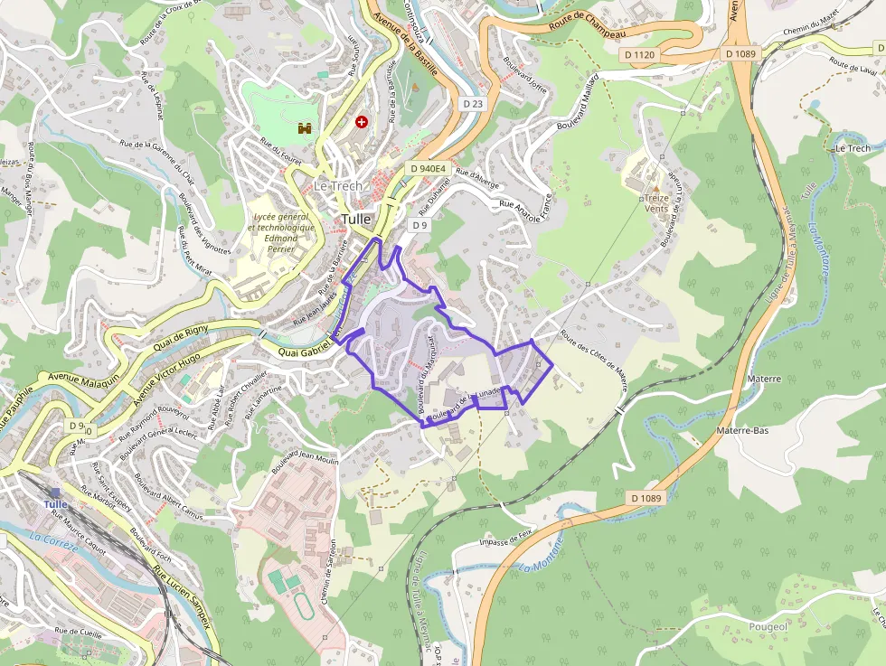 Appartement 82 m² quatre pièces à vendre à Tulle