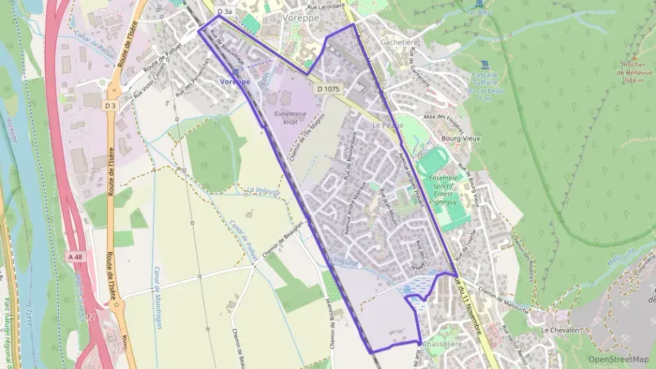 Appartement 68 m² trois pièces à vendre à Voreppe