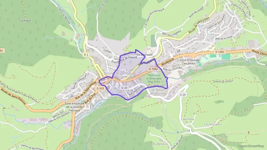 Appartement 58 m² trois pièces à vendre à Bourg-Argental