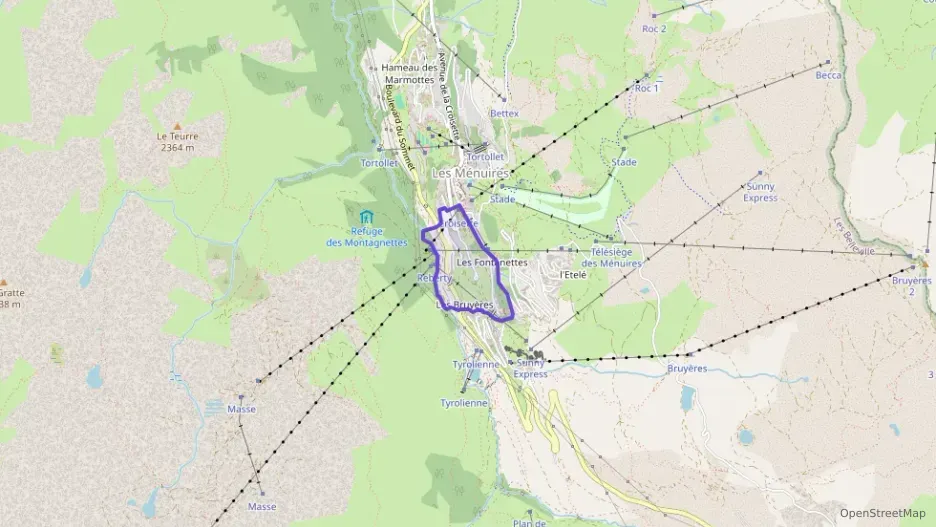 Appartement 24 m² une piece à vendre à Les Belleville Appartement 24 m² une piece à vendre à Les Belleville