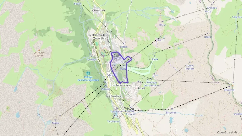 Appartement 28 m² une piece à vendre à Les Belleville