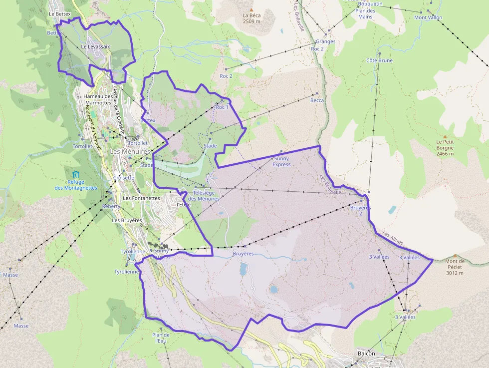 Appartement 71 m² trois pièces à vendre à Les Belleville