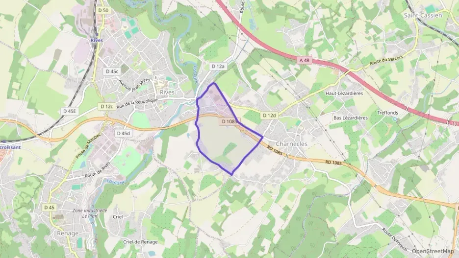 Appartement 92 m² trois pièces à vendre à Rives