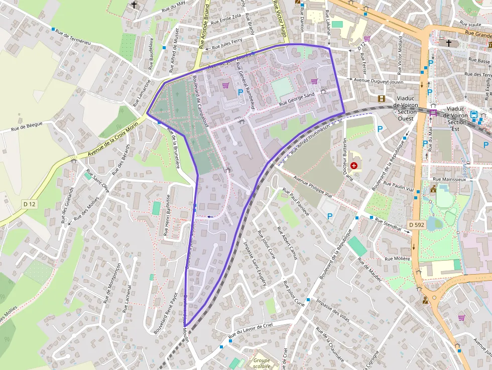 Appartement 74 m² quatre pièces à vendre à Voiron