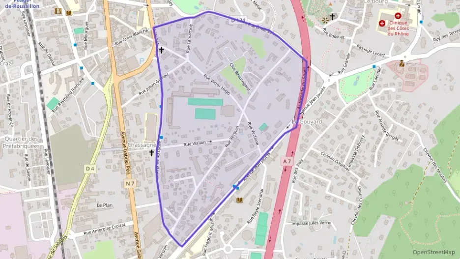 Appartement 70 m² trois pièces à vendre à Roussillon