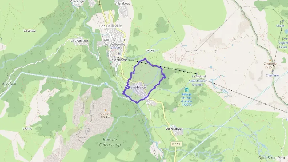 Appartement 76 m² trois pièces à vendre à Les Belleville Appartement 76 m² trois pièces à vendre à Les Belleville