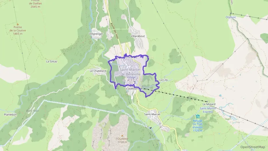 Appartement 44 m² trois pièces à vendre à Les Belleville Appartement 44 m² trois pièces à vendre à Les Belleville