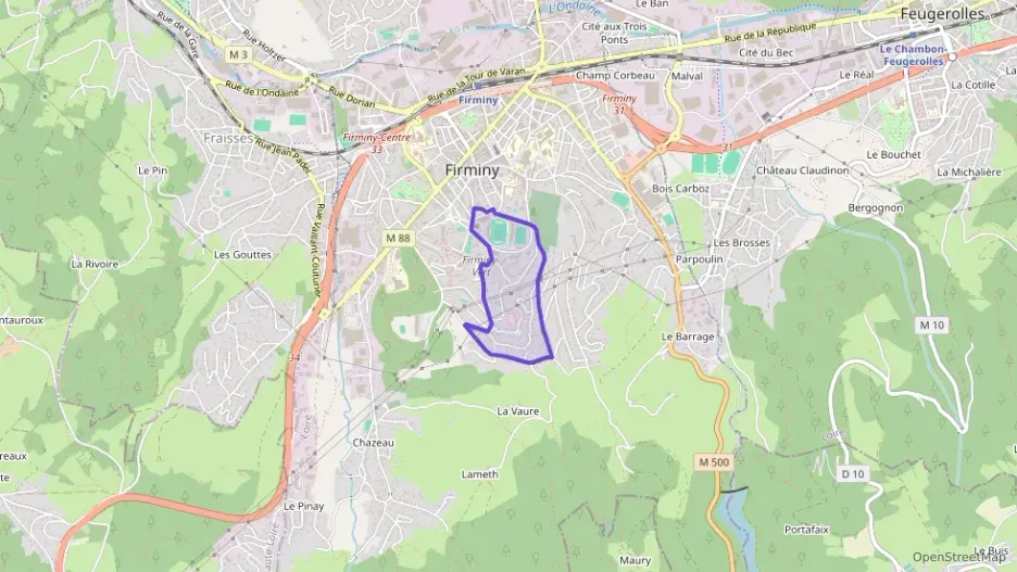 Appartement 87 m² quatre pièces à vendre à Firminy