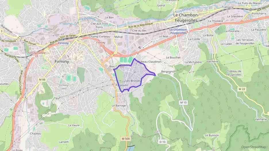Appartement 84 m² quatre pièces à vendre à Le Chambon-Feugerolles