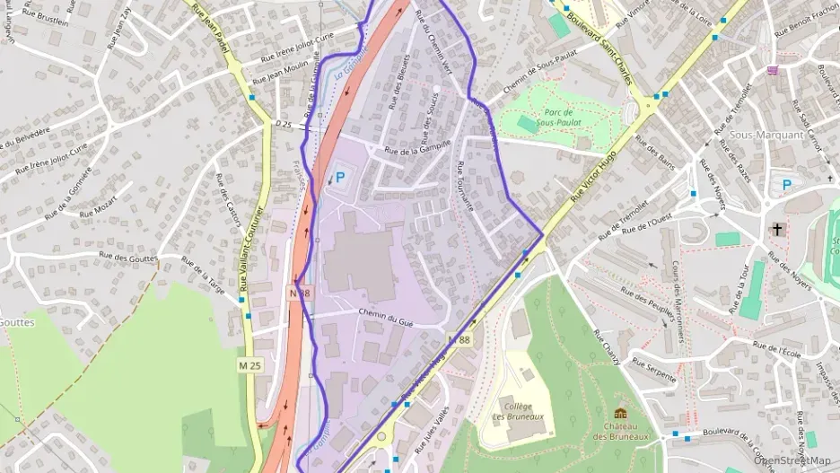 Appartement 52 m² deux pieces à vendre à Firminy