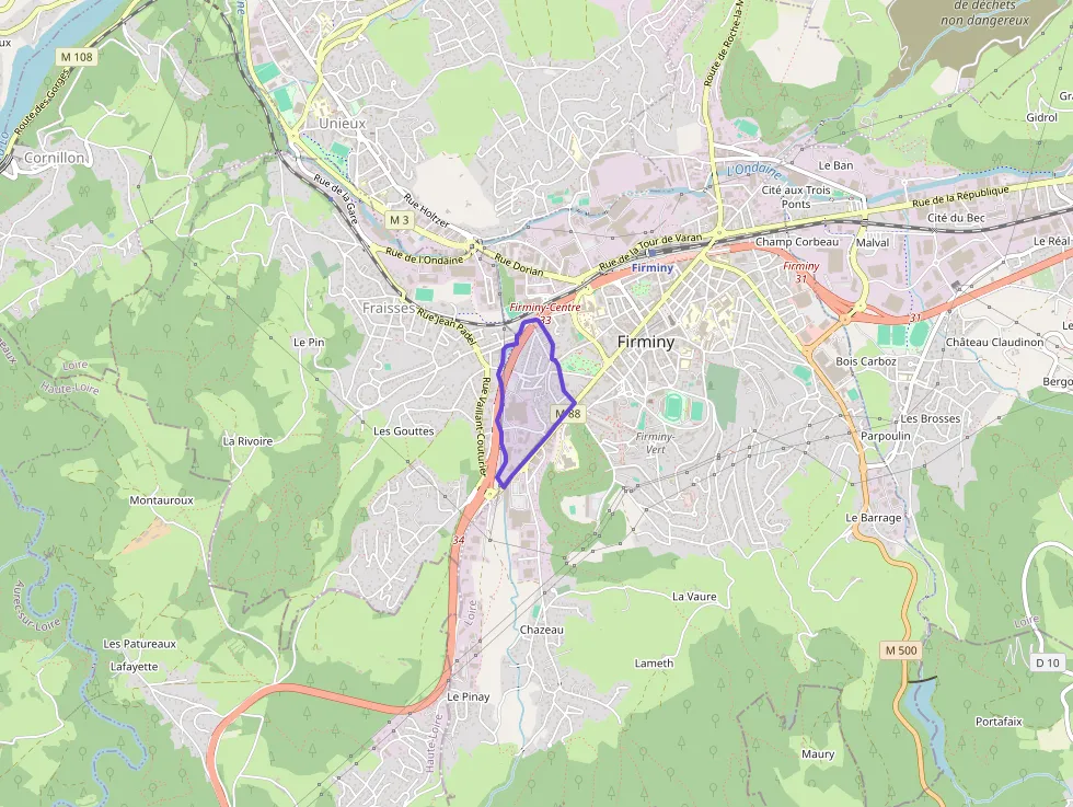 Appartement 52 m² deux pieces à vendre à Firminy