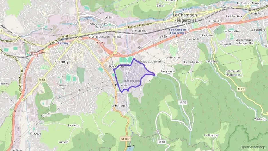 Appartement 50 m² trois pièces à vendre à Le Chambon-Feugerolles Appartement 50 m² trois pièces à vendre à Le Chambon-Feugerolles