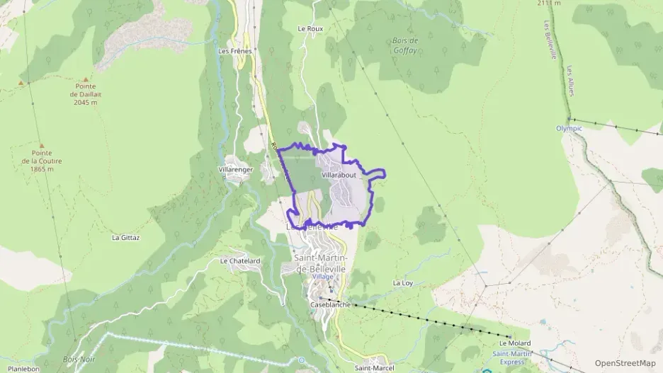 Appartement 97 m² quatre pièces à vendre à Les Belleville Appartement 97 m² quatre pièces à vendre à Les Belleville