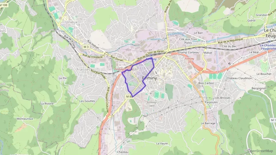 Appartement 73 m² trois pièces à vendre à Firminy