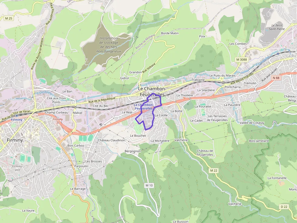 Appartement 57 m² trois pièces à vendre à Le Chambon-Feugerolles