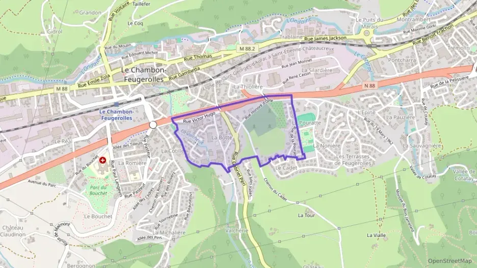 Appartement 68 m² trois pièces à vendre à Le Chambon-Feugerolles Appartement 68 m² trois pièces à vendre à Le Chambon-Feugerolles