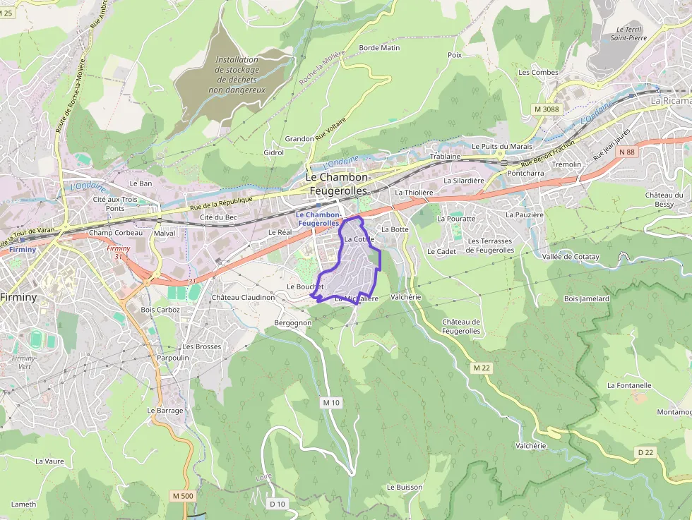 Appartement 60 m² trois pièces à vendre à Le Chambon-Feugerolles