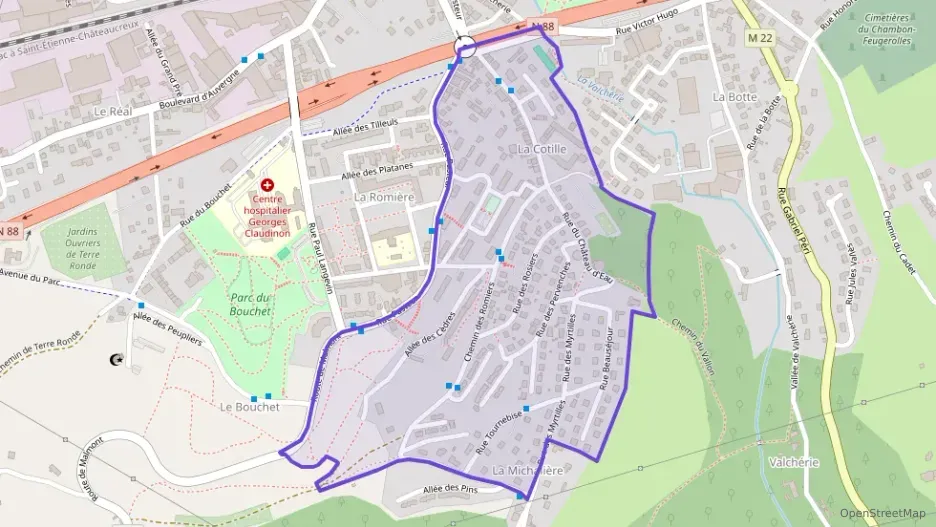 Appartement 97 m² cinq pièces à vendre à Le Chambon-Feugerolles