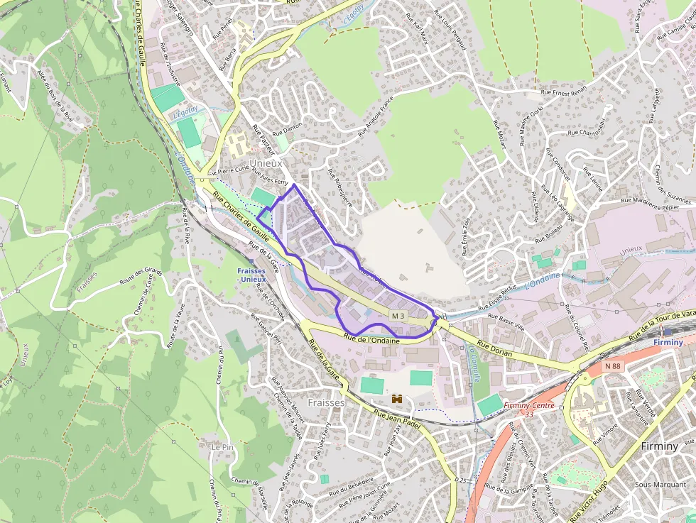 Appartement 64 m² trois pièces à vendre à Unieux