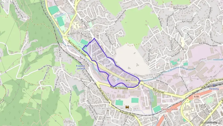 Appartement 64 m² trois pièces à vendre à Unieux