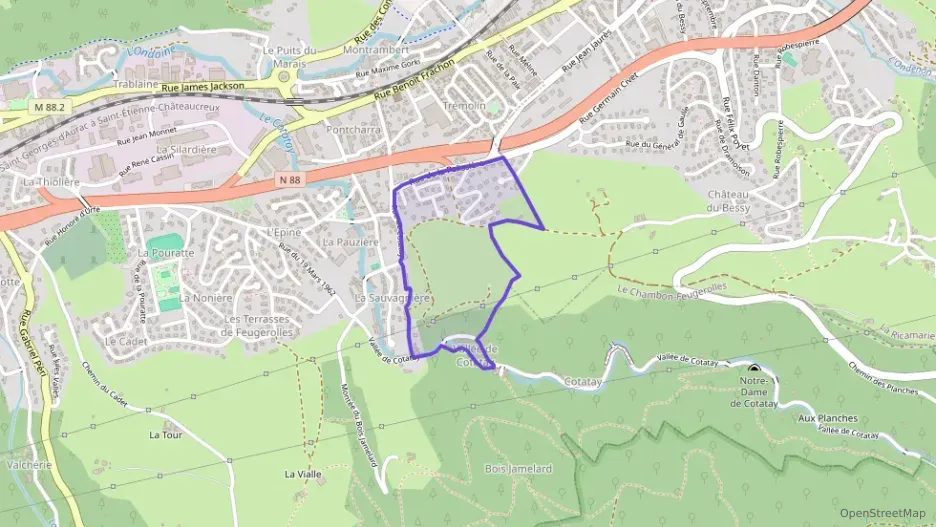 Appartement 64 m² trois pièces à vendre à Le Chambon-Feugerolles