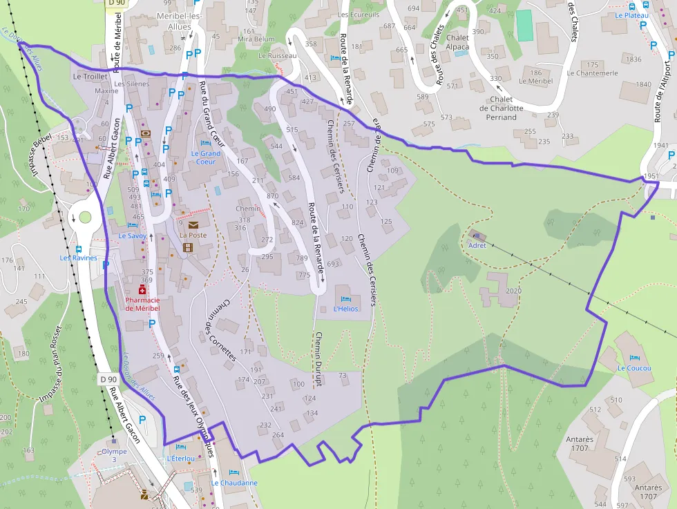 Appartement 134 m² quatre pièces à vendre à Les Allues