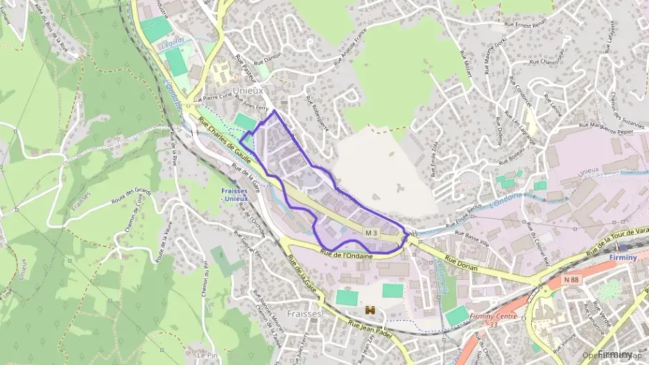 Appartement 72 m² trois pièces à vendre à Unieux Appartement 72 m² trois pièces à vendre à Unieux