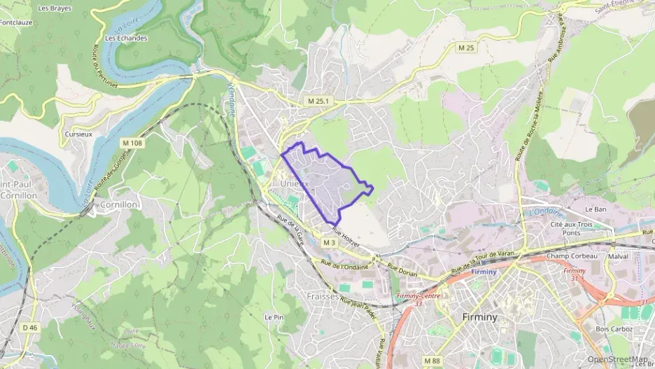 Appartement 85 m² quatre pièces à vendre à Unieux