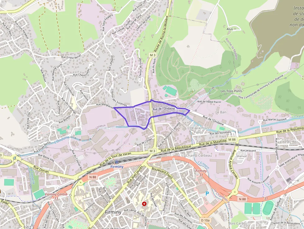 Appartement 96 m² quatre pièces à vendre à Firminy