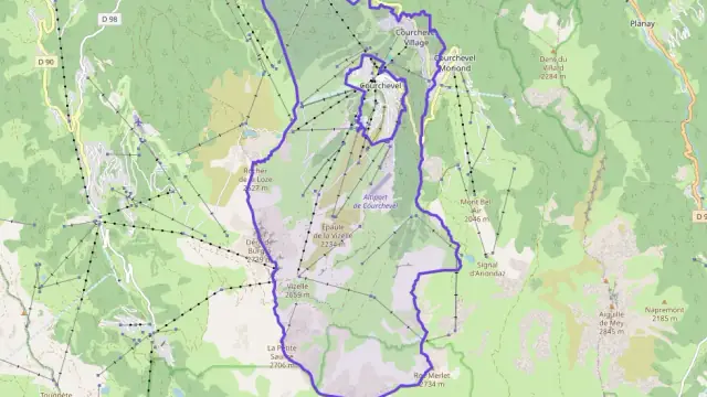Appartement 115 m² trois pièces à vendre à Courchevel