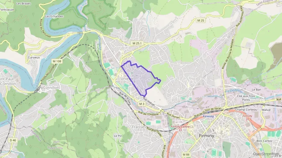 Appartement 79 m² quatre pièces à vendre à Unieux