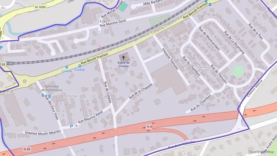 Appartement 50 m² deux pieces à vendre à Le Chambon-Feugerolles