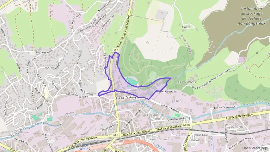 Appartement 90 m² quatre pièces à vendre à Firminy