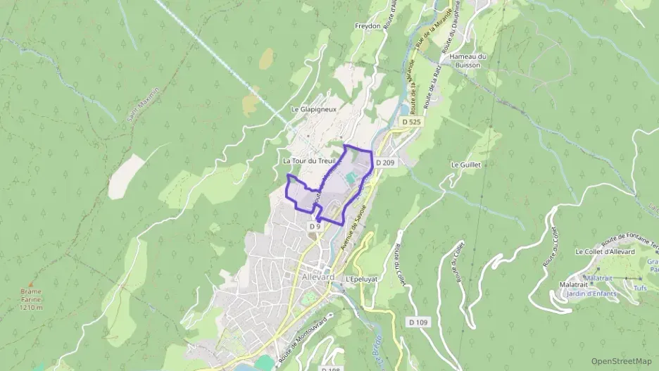 Appartement 43 m² deux pieces à vendre à Allevard