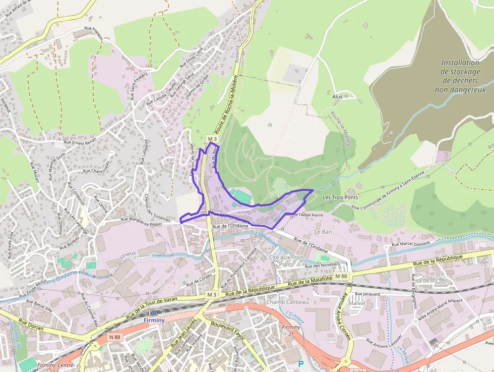 Appartement 90 m² quatre pièces à vendre à Firminy