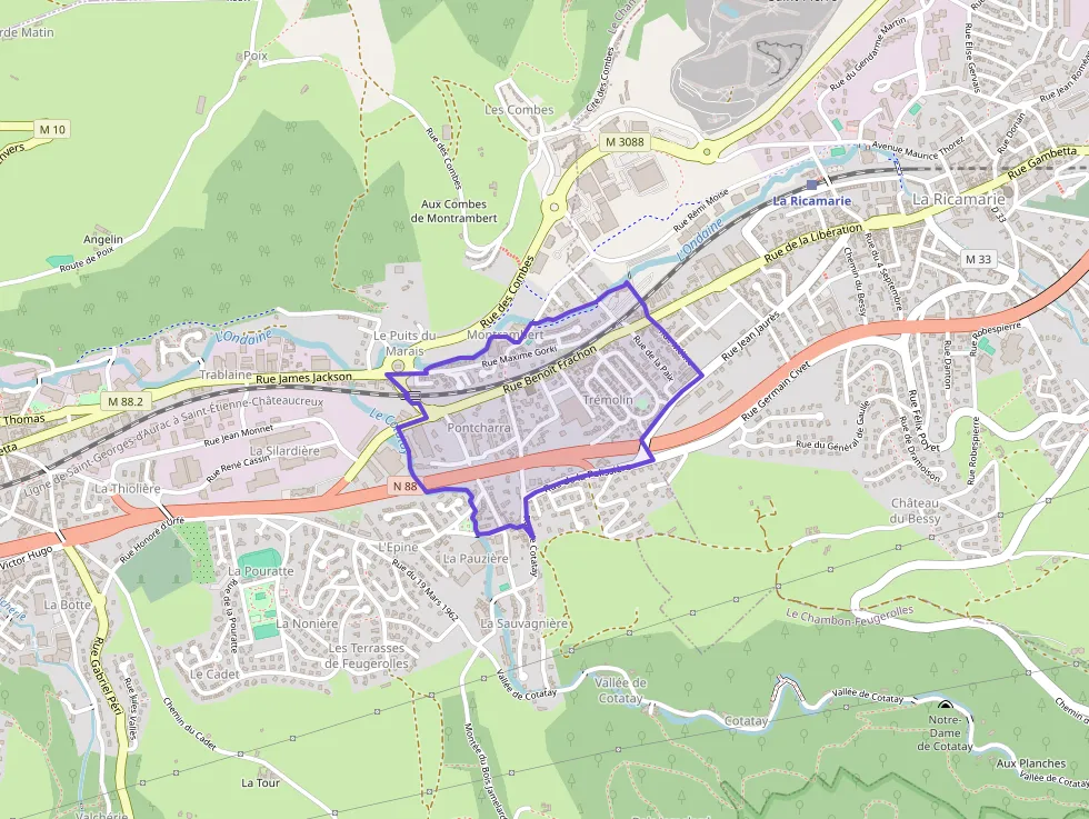 Appartement 62 m² trois pièces à vendre à Le Chambon-Feugerolles