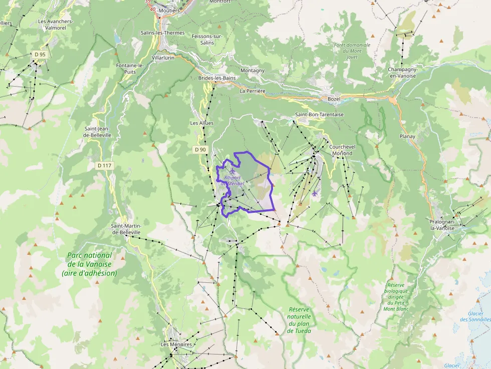 Appartement 95 m² quatre pièces à vendre à Les Allues