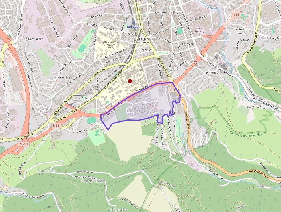 Appartement 30 m² une piece à vendre à Saint-Étienne