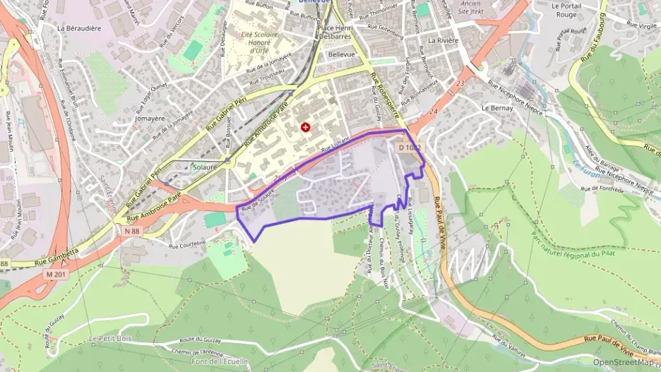 Appartement 71 m² quatre pièces à vendre à Saint-Étienne