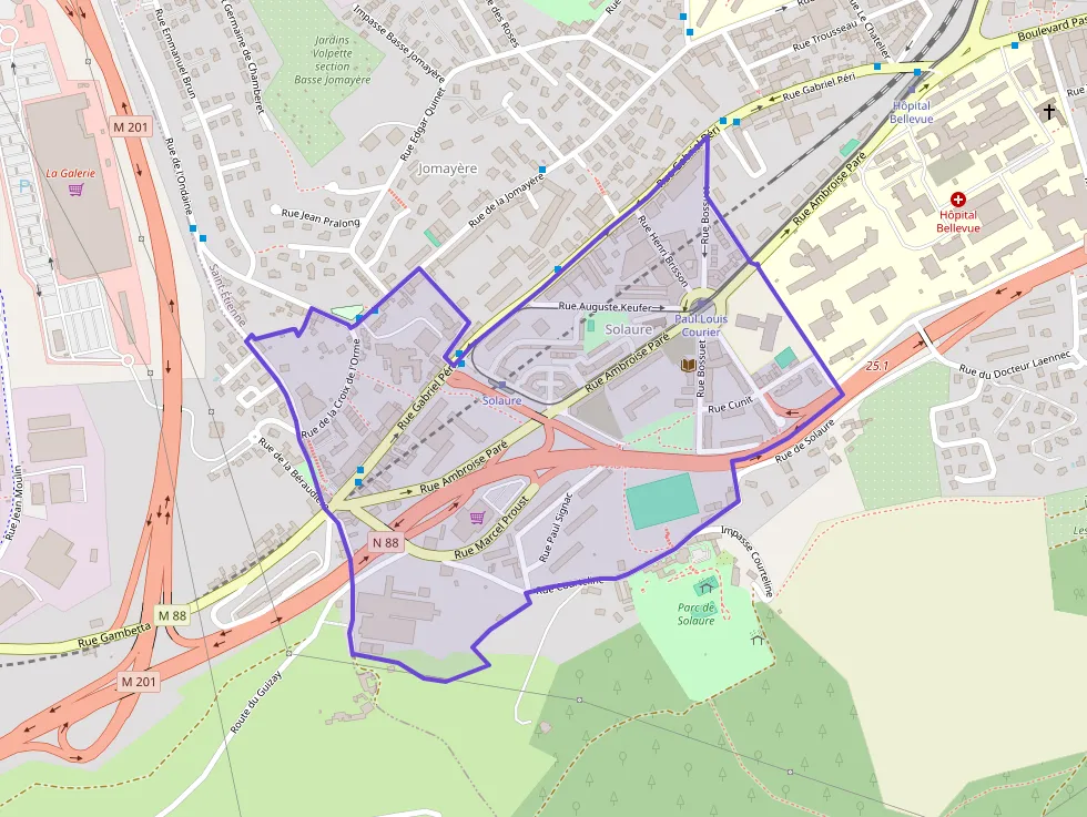 Appartement 55 m² deux pieces à vendre à Saint-Étienne