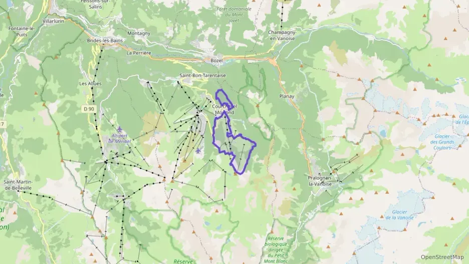Appartement 56 m² trois pièces à vendre à Courchevel